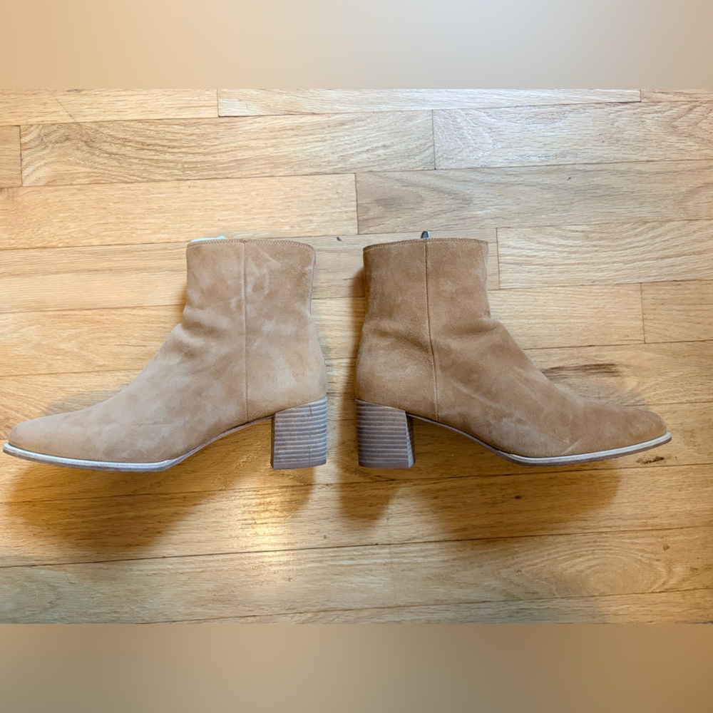 Margaux The Downtown Boot - Sahara Suede - 37.5 (US 7.5) / Wide